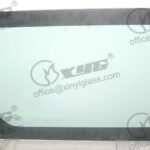 LH SIDE SLIDING DR GLASS (1 HOLE) GREEN